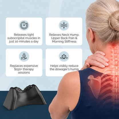 ORVA™ Posture Release Tool Reduces Dowager's Hump & Neck Pain Naturally